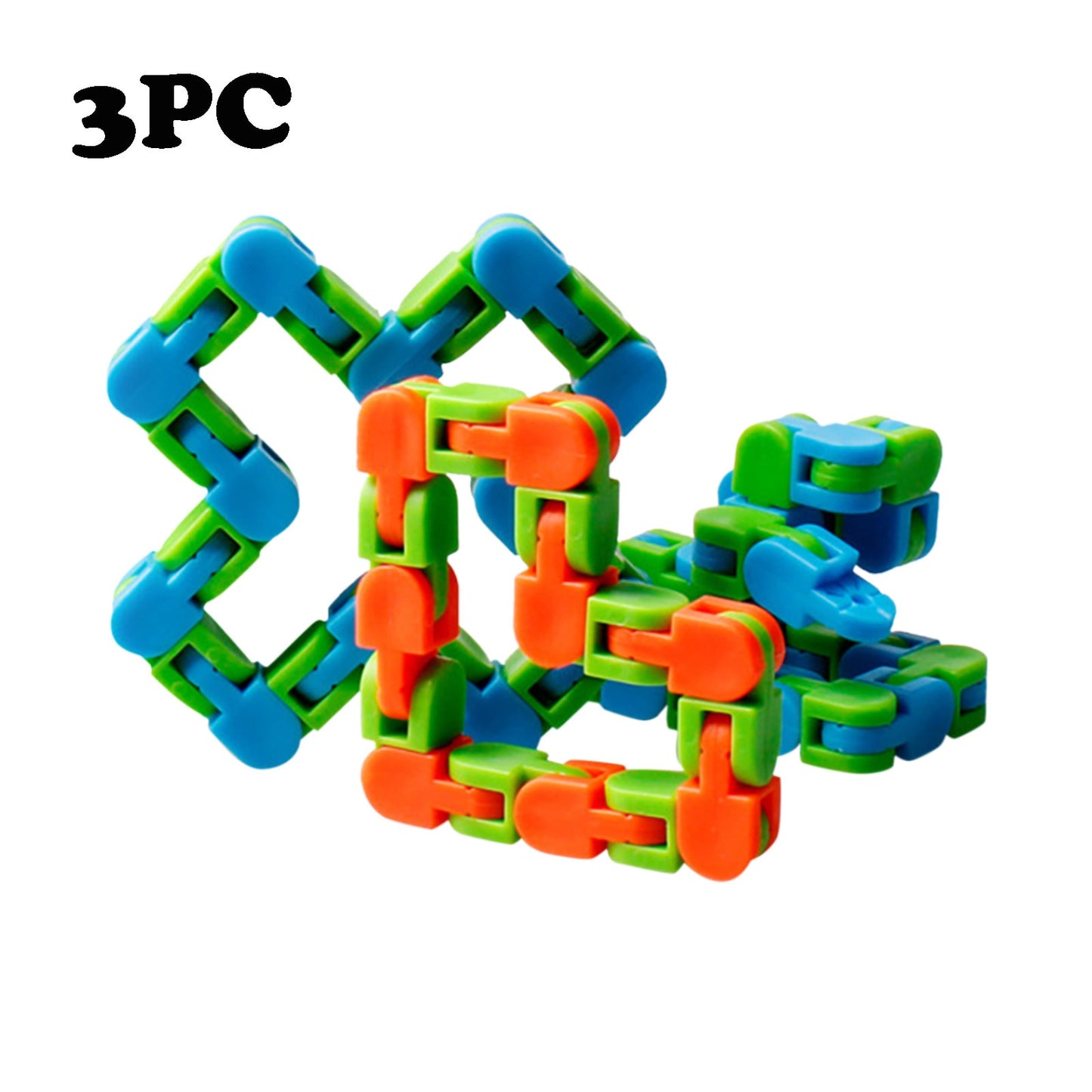 Bicycle chain track decompression toy Fidget pressure toy for 24 children / students with autism and ADHD
