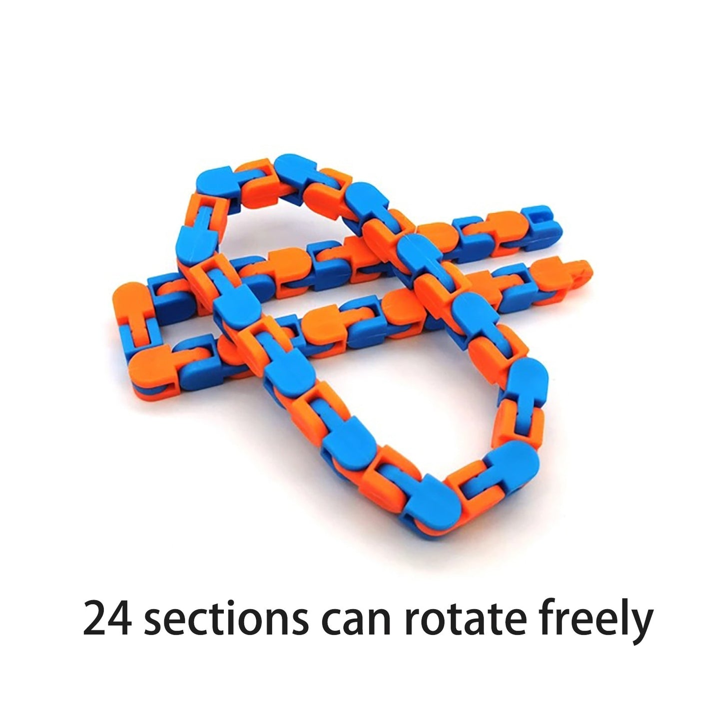 Bicycle chain track decompression toy Fidget pressure toy for 24 children / students with autism and ADHD